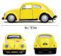 Preview: Jada Modellauto Hollywood Rides Transformers Bumblebee VW Beetle 1:32 253112012