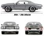 Preview: Jada Modellauto Hollywood Rides Fast & Furious 1970 Chevrolet SS 1:24 253203099