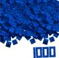 Preview: Simba Konstruktionsspielzeug Bausteine Blox 1000 Teile 4er blau 104114118