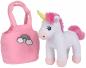 Preview: Simba Spielzeug Spielwelt Accessoires Girls Plüscheinhorn mit Tasche 105560064