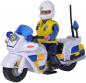 Preview: Simba Spielfahrzeug Polizei Feuerwehrmann Sam Polizei Motorrad mit Figur 109251092