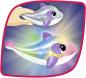 Preview: ABC Baby Babywelt Badewannenspielzeug Funkel Delfin 104010088