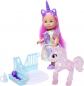 Preview: Simba Puppe Evi Love mit Unicorn Einhorn 105733728