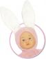 Preview: Simba Puppe Babypuppe Laura Funny Bunny im Hasenoutfit aufstellbare Ohren 105010514