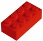 Preview: Simba Konstruktionsspielzeug Bausteine Blox 100 Teile 8er rot 104118905