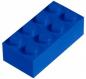 Preview: Simba Konstruktionsspielzeug Bausteine Blox 100 Teile 8er blau 104118906