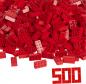 Preview: Simba Konstruktionsspielzeug Bausteine Blox 500 Teile 8er rot 104118922