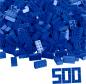 Preview: Simba Konstruktionsspielzeug Bausteine Blox 500 Teile 8er blau 104118925