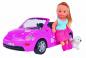 Preview: Simba Puppe Evi Love Evi's Beetle Cooles Puppenauto mit Hund 105731539