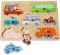 Preview: 8 Teile HABA Kinder Greifpuzzle Fahrzeug Welt 1301940001