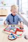 Preview: 6 Teile HABA Kinder Greifpuzzle Feuerwehrauto 1304594001