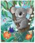 Preview: 3 x 24 Teile HABA Kinder Puzzle Koala, Faultier & Co. 1306480001