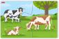 Preview: 10 x 2 Teile HABA Kinder Puzzle 10 Puzzles Auf dem Bauernhof 1306800001