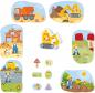 Preview: 2, 3, 4 Teile HABA Kinder Puzzle 6 erste Puzzles Baustelle 1307184001