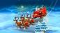 Preview: LEGO® Iconic Schlitten des Weihnachtsmanns 343 Teile 40499