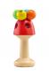 Preview: Selecta Babywelt Holz Greifling Girali Stielgreifling Rassel 61027