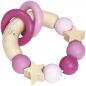 Preview: Bellybutton by Selecta Exklusic Holz Greifling Glücksgriff Stern rosa 64000