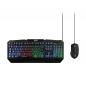 Preview: Mediarange Set Gaming Maus 6 Tasten und Tastatur 104 Tasten schwarz MRGS102