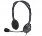 Preview: Logitech Headset H110 Audio Klinke Stereo mit Mikrofon schwarz 981-000271