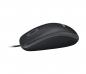 Preview: Logitech Maus B100 optisch mit Kabel 3 Tasten 800 dpi schwarz 910-003357