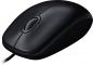 Preview: Logitech Maus M100 optisch mit Kabel 3 Tasten 1000 dpi schwarz 910-006652