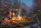 Preview: 200 Teile Schmidt Spiele Kinder Puzzle Thomas Kinkade Disney Mickey Minnie Sweatheart Campfire 56558