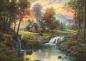 Preview: 1000 Teile Schmidt Spiele Puzzle Thomas Kinkade Holzhaus am Bach 58445