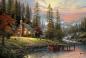 Preview: 500 Teile Schmidt Spiele Puzzle Thomas Kinkade Haus in den Bergen 58455