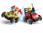 Preview: LEGO® City Fahrzeuge Pizzalieferwagen vs. Löschauto 70 Teile 60458