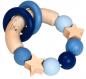 Preview: Bellybutton by Selecta Exklusic Holz Greifling Glücksgriff Stern blau 64010