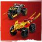 Preview: LEGO® NINJAGO® Verfolgungsjagd mit Kais Flitzer und Ras' Motorrad 103 Teile 71789