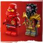 Preview: LEGO® NINJAGO® Verfolgungsjagd mit Kais Flitzer und Ras' Motorrad 103 Teile 71789