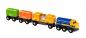 Preview: Brio World Eisenbahn Zug Güterzug mit drei Waggons 7 Teile 33982