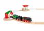 Preview: Brio World Eisenbahn Starter Set Dampflok Weihnachts Set 26 Teile 36014