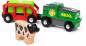 Preview: Brio World Eisenbahn Zug Bauernhof Batterie Zug 4 Teile 36018