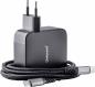 Preview: Intenso Ladegerät Power Adapter W140A3C GaN + C520C Kabel 3x USB-C 1x USB-A für 4 Gerät schwarz