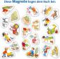 Preview: Ravensburger Buch Pappbilderbuch Mitmachen Mein großes Magnetbuch Wer macht was? 42175