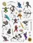 Preview: Ravensburger Buch Activity Mein Ausmalstickerbuch Ninjas 48995