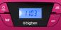 Preview: Bigben tragbarer CD Player CD61 pink USB MP3 FM Radio AUX-IN AU363180