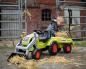 Preview: BIG Outdoor Spielzeug Fahrzeug Traktor mit Anhänger Claas Celtis Loader + Trailer grün 800056553