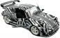 Preview: Solido Modellauto Maßstab 1:18 Porsche RWB Bodykit THE ZEBRA Camouflage 2022 S1807513