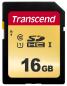Preview: Transcend SDHC Karte 16GB Speicherkarte 500S UHS-I U1 Class 10