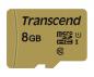 Preview: Transcend Micro SDHC Karte 8GB Speicherkarte 500S UHS-I U1 Class 10