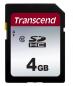 Preview: Transcend SDHC Karte 4GB Speicherkarte 300S Class 10