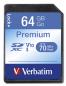 Preview: Verbatim SDXC Karte 64GB Speicherkarte Premium UHS-I Class 10