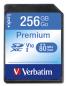 Preview: Verbatim SDXC Karte 256GB Speicherkarte Premium UHS-I Class 10