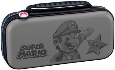 Bigben Nintendo Switch Tasche NNS46G Travel Case Super Mario grau AL110681