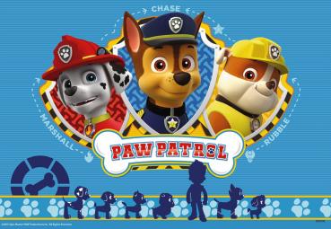 2 x 12 Teile Ravensburger Kinder Puzzle Paw Patrol Ryder und die Paw Patrol 07586