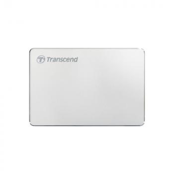 Transcend HDD externe Festplatte StoreJet 25C3 2,5 Zoll 1TB USB Typ C silber