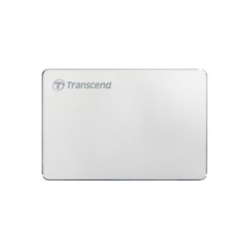 Transcend HDD externe Festplatte StoreJet 25C3 2,5 Zoll 2TB USB Typ C silber